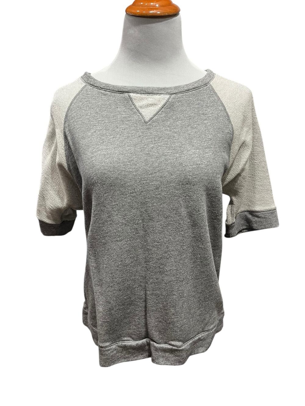 Calvin Klein Women's Performance Gray Short Sleeve Active Top SIZE Large